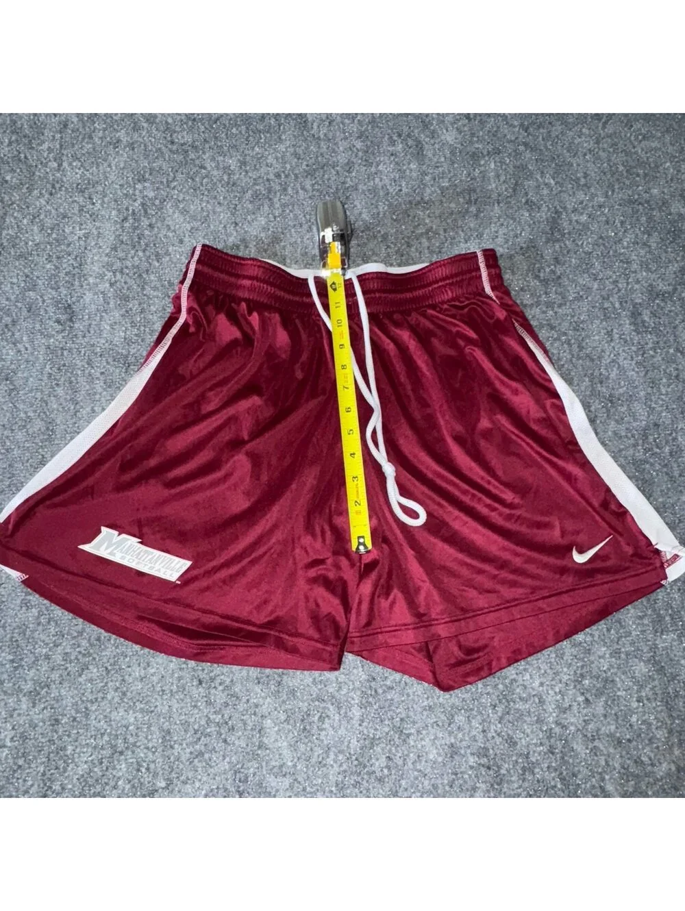Nike Manhattanville Softball Athletic Mesh Shorts Womens XL Vtg y2k 90s Rare